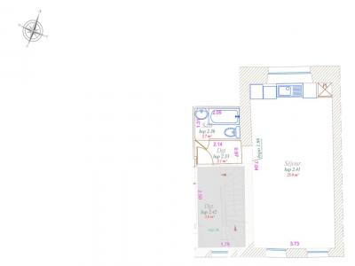 For sale Ville-du-bois 1 room 31 m2 Essonne (91620) photo 1