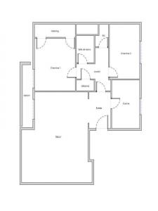 Louer Appartement 86 m2 Versailles