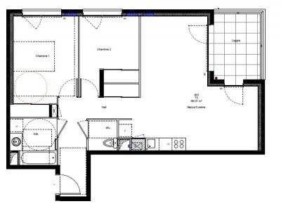 For rent Chambery 3 rooms 66 m2 Savoie (73000) photo 0