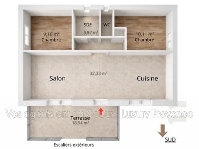 Annonce Vente 3 pi�ces Appartement Greasque 13