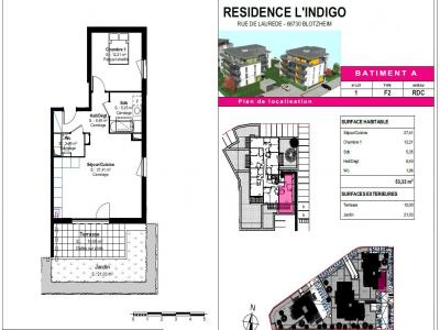 Annonce Location 2 pi�ces Appartement Blotzheim 68