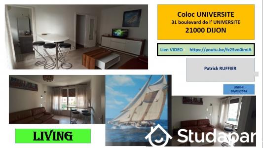 For rent Dijon 1 room 10 m2 Cote d'or (21000) photo 0