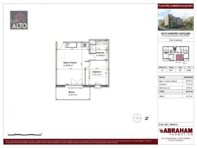 Louer Appartement 45 m2 Angers