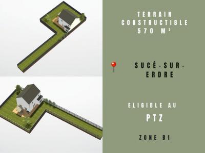 Acheter Terrain Suce-sur-erdre 130000 euros