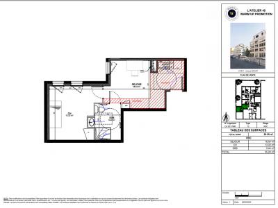 For rent Lyon-7eme-arrondissement 2 rooms 35 m2 Rhone (69007) photo 0