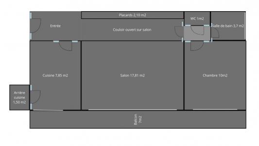 For rent Bourges 2 rooms 46 m2 Cher (18000) photo 0