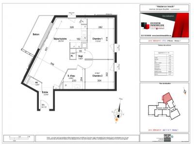 Louer Appartement 58 m2 Honfleur