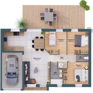 Acheter Maison 70 m2 Lisieux