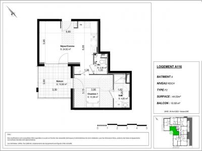 Annonce Location 2 pi�ces Appartement Feldbach 68