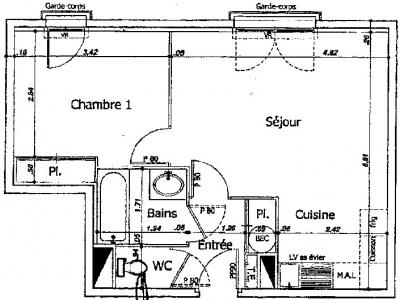 Annonce Location 2 pi�ces Appartement Nantes 44