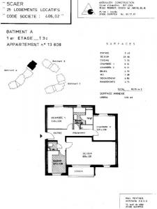 Annonce Location 3 pi�ces Appartement Scaer 29