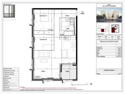 Acheter Appartement 67 m2 Villeurbanne