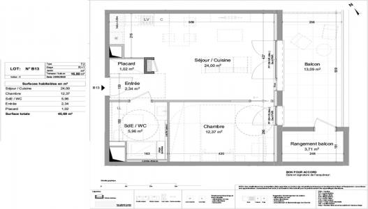 For rent Bezannes 2 rooms 45 m2 Marne (51430) photo 1