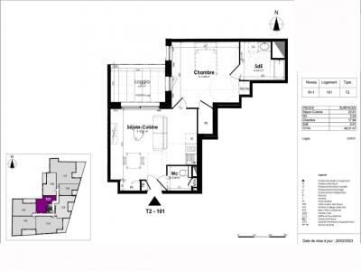 Louer Appartement 48 m2 Riche