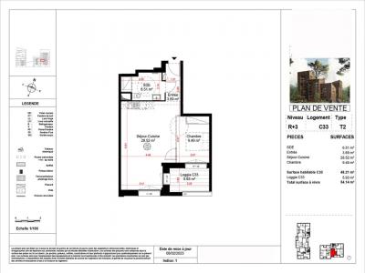 For rent Angers 2 rooms 48 m2 Maine et loire (49000) photo 1