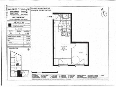 For rent Rennes 2 rooms 40 m2 Ille et vilaine (35000) photo 4