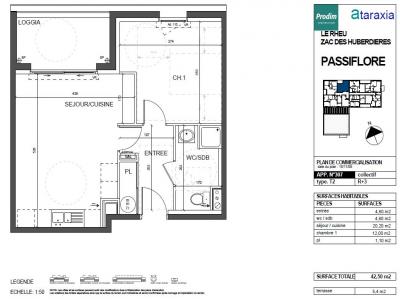 For rent Rheu 2 rooms 42 m2 Ille et vilaine (35650) photo 2