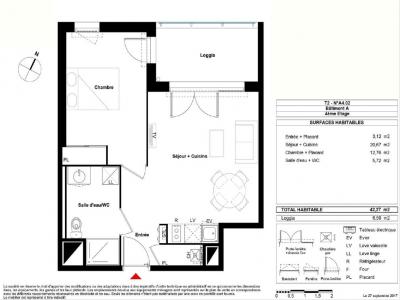 For rent Cenon 2 rooms 42 m2 Gironde (33150) photo 1