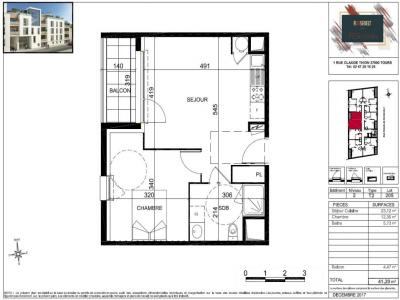 Louer Appartement Tours Indre et loire