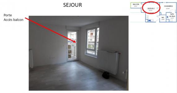 For rent Lingolsheim 2 rooms 42 m2 Bas rhin (67380) photo 3