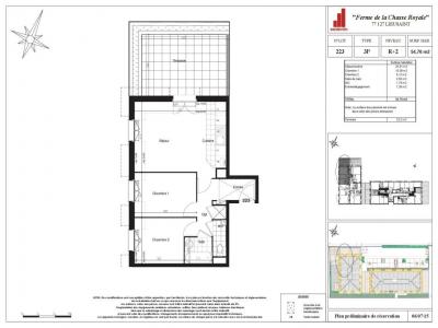 For rent Lieusaint 3 rooms 54 m2 Seine et marne (77127) photo 3