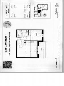 Annonce Location 2 pi�ces Appartement Saint-andre-lez-lille 59