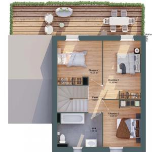 For sale Abbaretz 5 rooms 83 m2 Loire atlantique (44170) photo 3