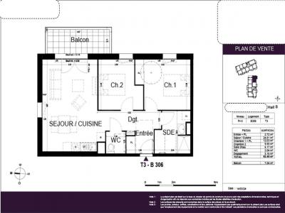 Louer Appartement 62 m2 Chaingy