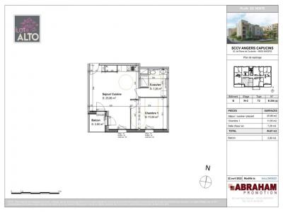 For rent Angers 2 rooms 44 m2 Maine et loire (49100) photo 2