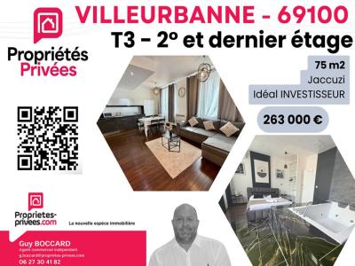 For sale Villeurbanne 3 rooms 74 m2 Rhone (69100) photo 0