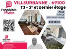 Vente Appartement Villeurbanne  3 pieces 74 m2