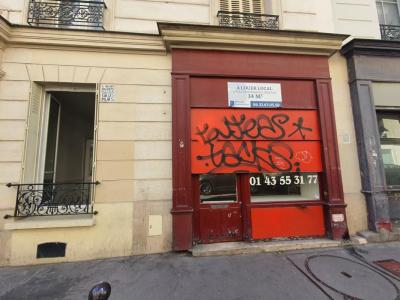 Louer Local commercial 33 m2 Paris-11eme-arrondissement