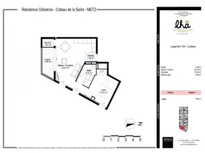 Annonce Location 2 pi�ces Appartement Metz 57