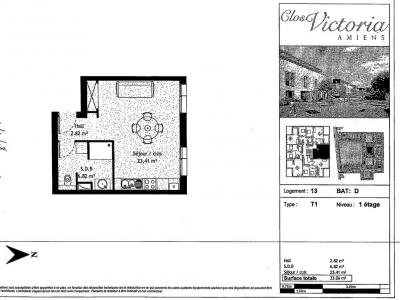 For rent Amiens 1 room 33 m2 Somme (80000) photo 3