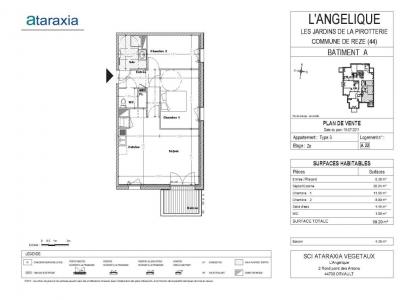 Annonce Location 3 pi�ces Appartement Reze 44