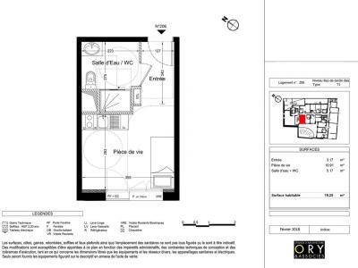 Louer Appartement 19 m2 Nantes