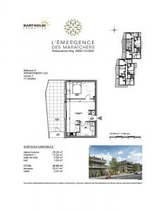 Annonce Location 2 pi�ces Appartement Colmar 68