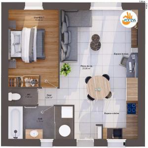 Acheter Maison 44 m2 Pranzac