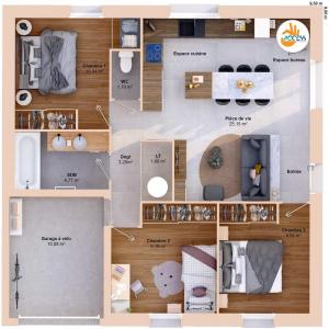 Acheter Maison 64 m2 Pleslin-trigavou