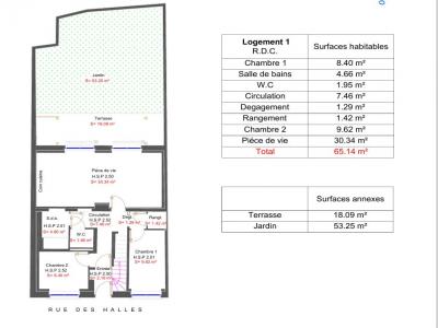 For rent Longeville-les-saint-avold 3 rooms 67 m2 Moselle (57740) photo 1