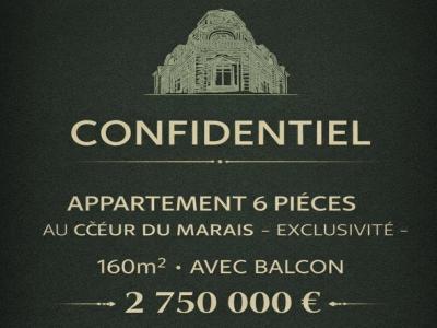 For sale Paris-4eme-arrondissement 6 rooms 156 m2 Paris (75004) photo 0