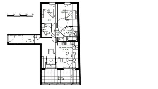 Louer Appartement Saint-priest 829 euros