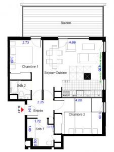 For rent Colombes 3 rooms 58 m2 Hauts de Seine (92700) photo 0