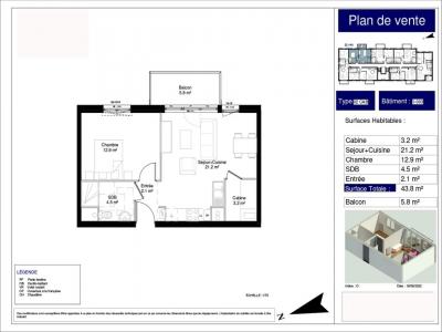 Annonce Location 2 pi�ces Appartement Camiers 62