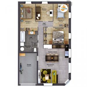 For sale Chailles 6 rooms 82 m2 Loir et cher (41120) photo 4