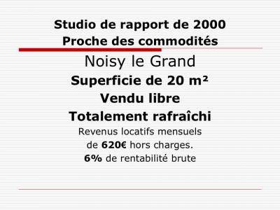 Annonce Vente Appartement Noisy-le-grand 93