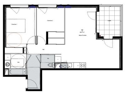 For rent Chambery 3 rooms 66 m2 Savoie (73000) photo 0