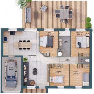 Acheter Maison 85 m2 Locoal-mendon