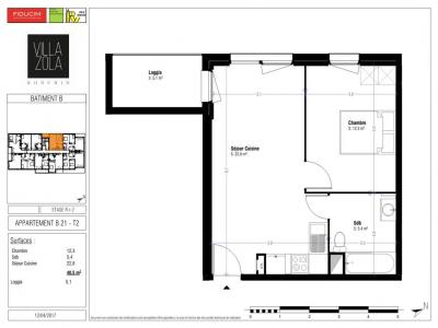 Annonce Location 2 pi�ces Appartement Ronchin 59