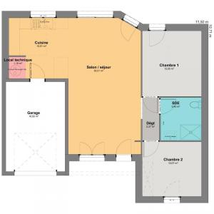 Acheter Maison 71 m2 Parthenay-de-bretagne